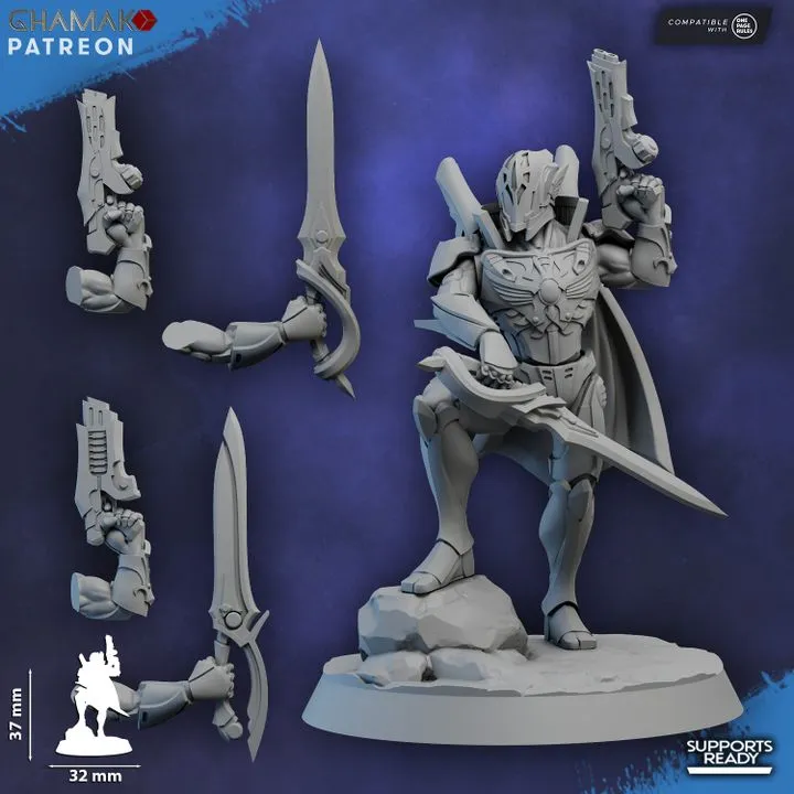 Ghamak - Ancestrals - Kaethyr-Len (Keeper of the Spiral Blade)