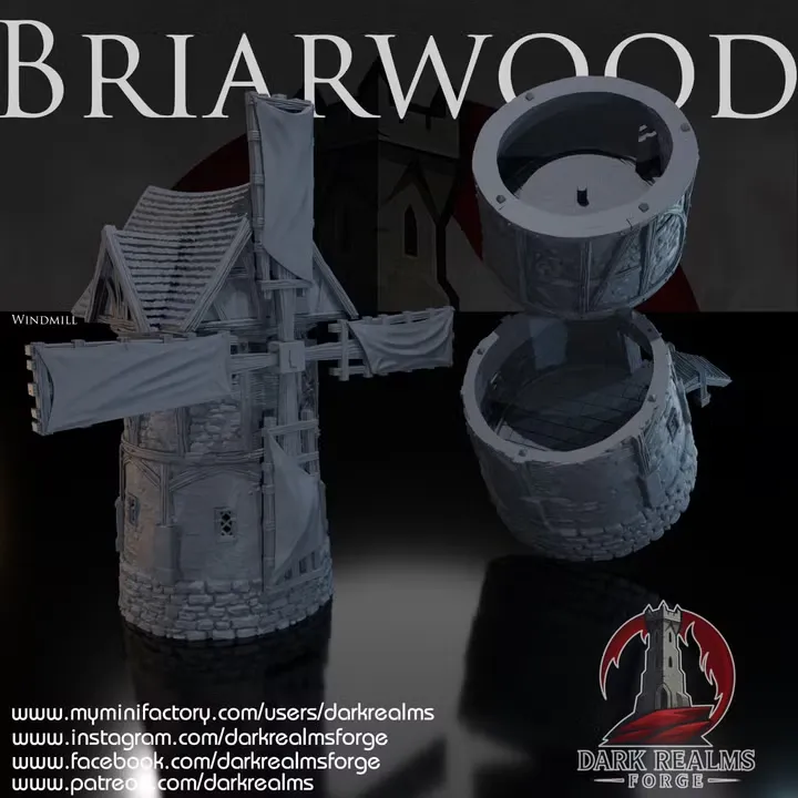 Dark realms - Dark Realms - Briarwood - Moulin (28mm)