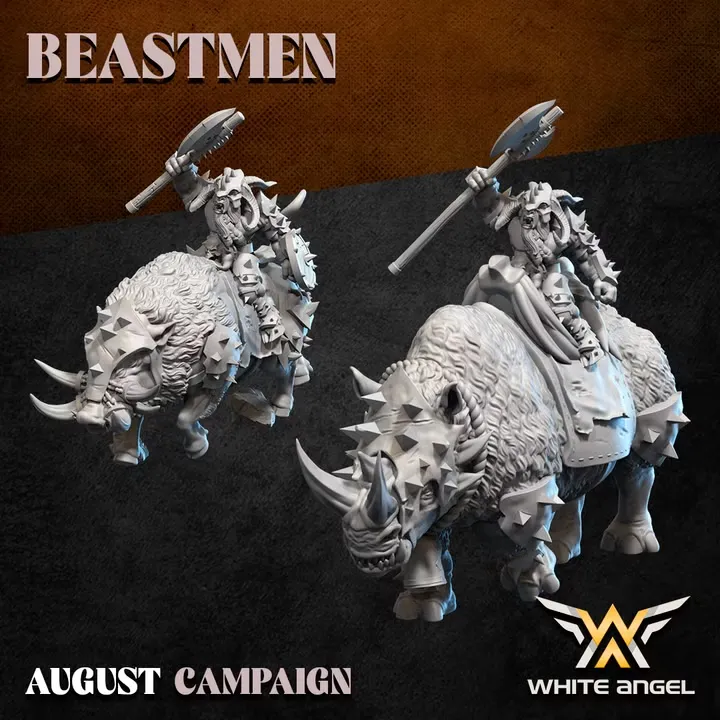 White angel - Hommes-bêtes - Commandant sur rhino