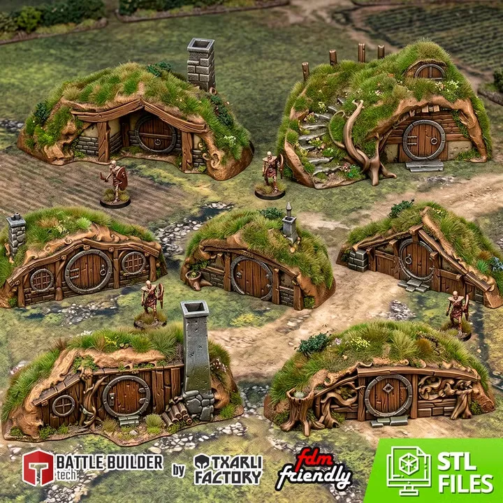 Txarli - Décors Fantasy - Comté (Style 1, 28mm)