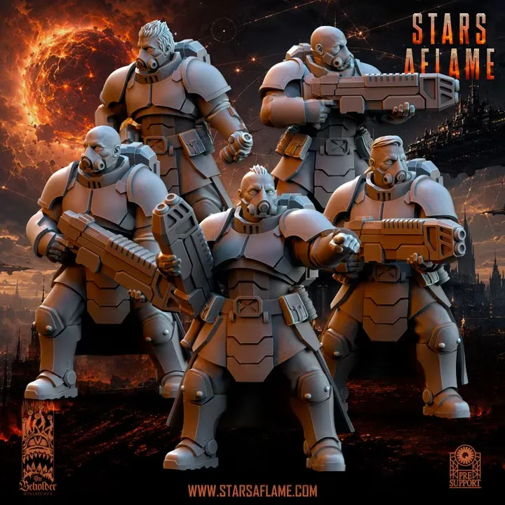 The Beholder miniatures- TSF Solarkin Laser X5