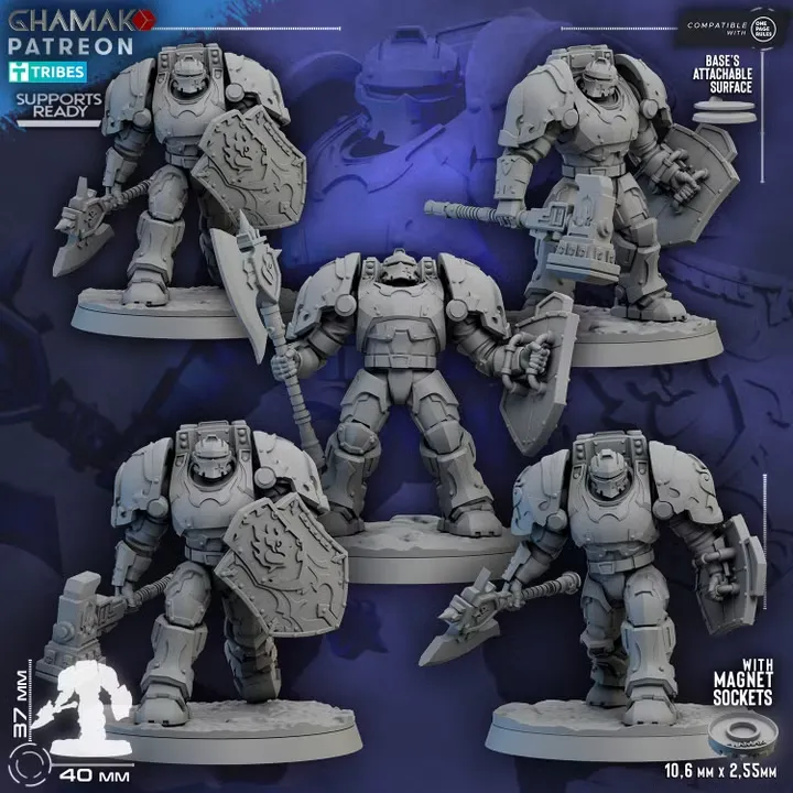 Ghamak - Sacred Heart - Ironclad Heartshields (X5)