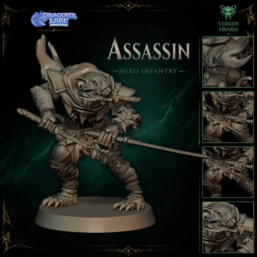 Dragon's Lake - Hommes rats - Assassin