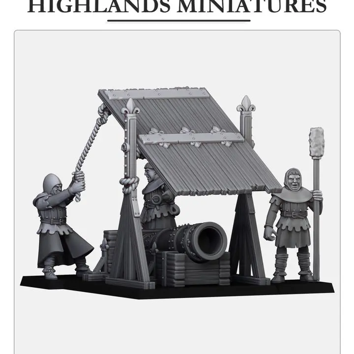 Highlands Miniatures - Bretons - canon