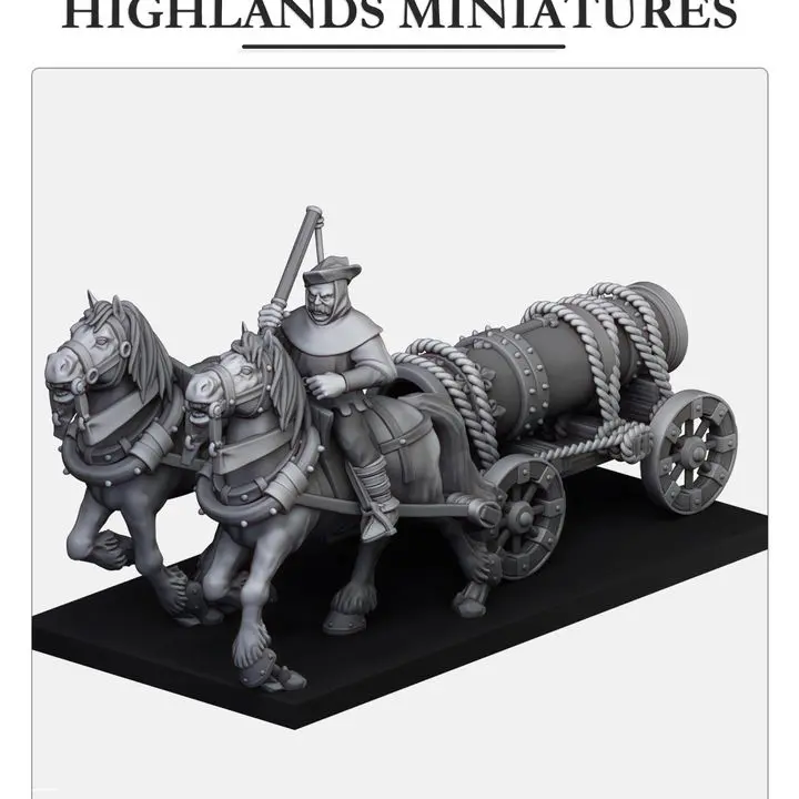 Highlands Miniatures - Bretons - Chariot de bagages