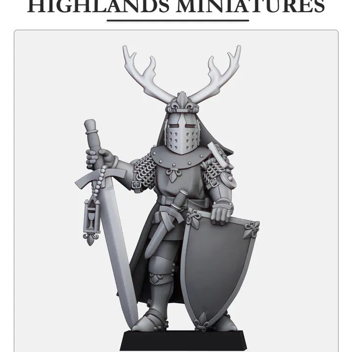 Highlands Miniatures - Bretons - Duc à pied 1