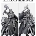 Highlands Miniatures - Bretons - Duc sur destrier