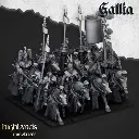 Highlands Miniatures - Bretons - Chevaliers royaux montés