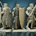 Highlands Miniatures - Bretons - Croisés à pied
