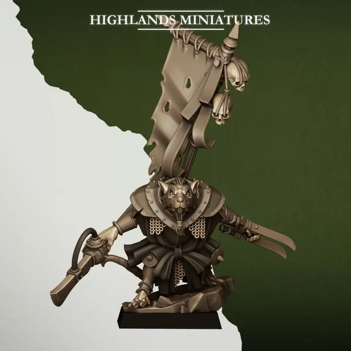 Highlands Miniatures - Seigneur de guerre des vermines des égouts