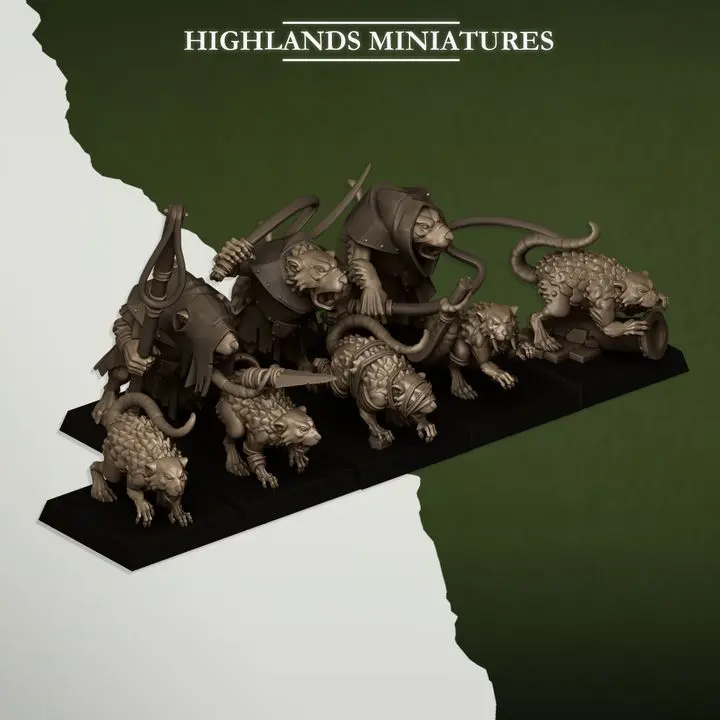 Highlands Miniatures - Rats géants et maîtres des rats