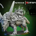 Ghamak - Fantasy - Ogres Persian - Chef Ogre chevaucheur.