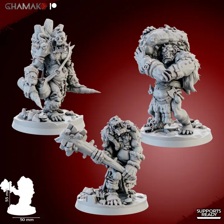 Ghamak - Fantasy - Orc et Gobelins - Trolls de pierre