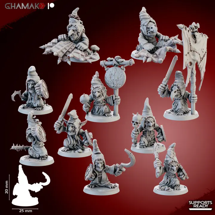 Ghamak - Fantasy - Orc et Gobelins - Death Caps