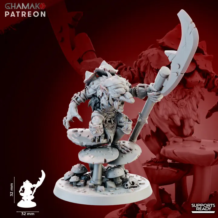 Ghamak - Fantasy - Orc et Gobelins - Boss gobelin