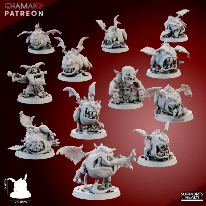 Ghamak - Fantasy - Orc et Gobelins - Dresseur de gross'machoires X10