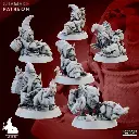 Ghamak - Fantasy - Orc et Gobelins - Porcinets renifleurs  X6