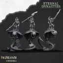 Highlands Miniatures - Chevaliers sur serpents