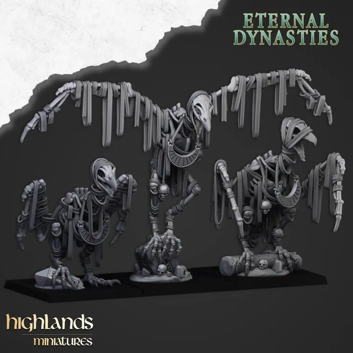 Highlands Miniatures - Vautours des sables