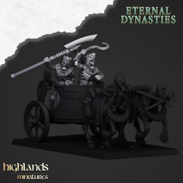Highlands Miniatures - Conducteur de char de la Garde antique