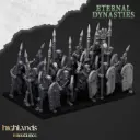 Highlands Miniatures - Squelettes anciens avec lances