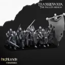 Highlands Miniatures - Gardes squelettes avec armes de base et boucliers
