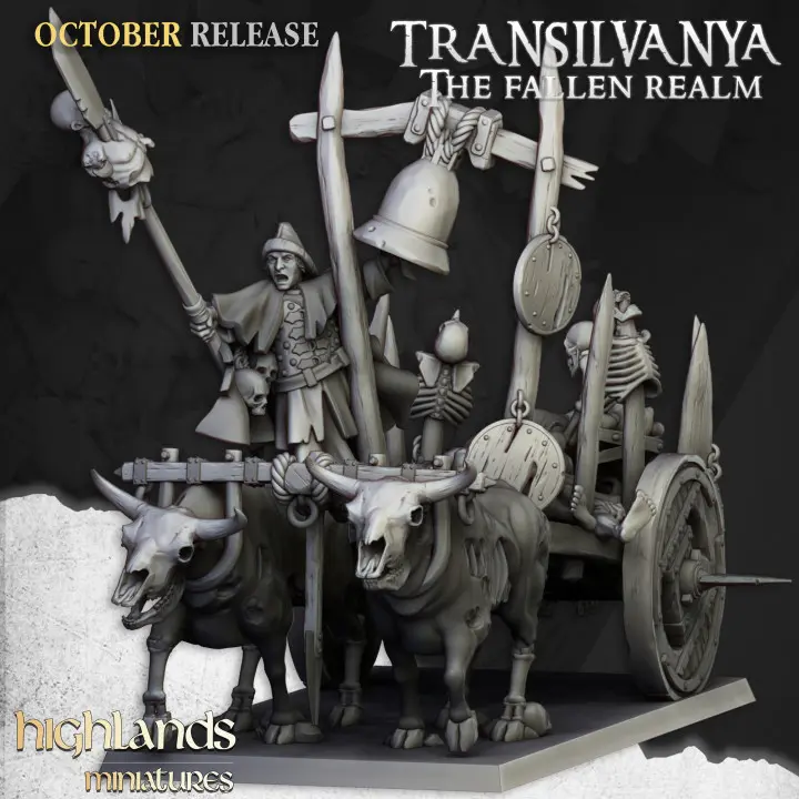 Highlands Miniatures - Chariot mortuaire 