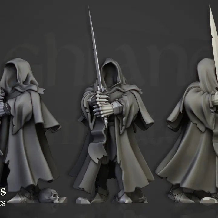 Highlands Miniatures - Commandant spectral