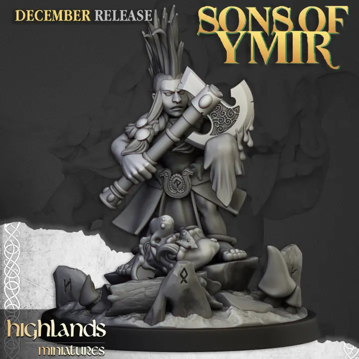 Highlands Miniatures - Chasseuse de Trolls Naine