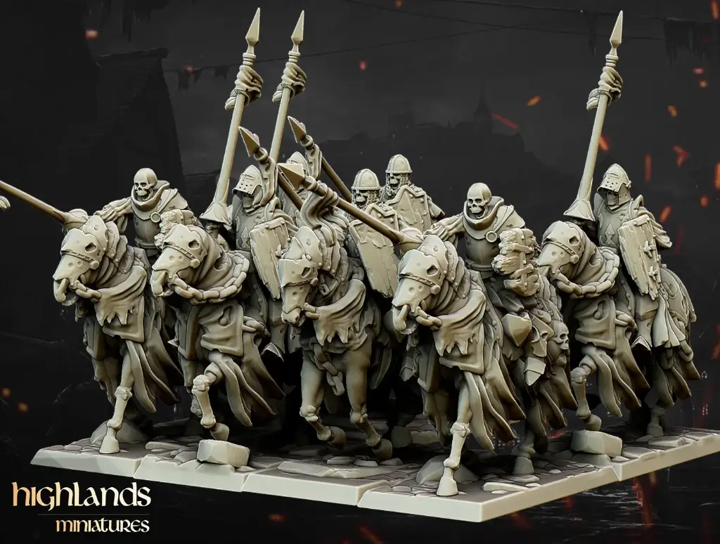 Highlands Miniatures - Chevalier Noir Mort-Vivant