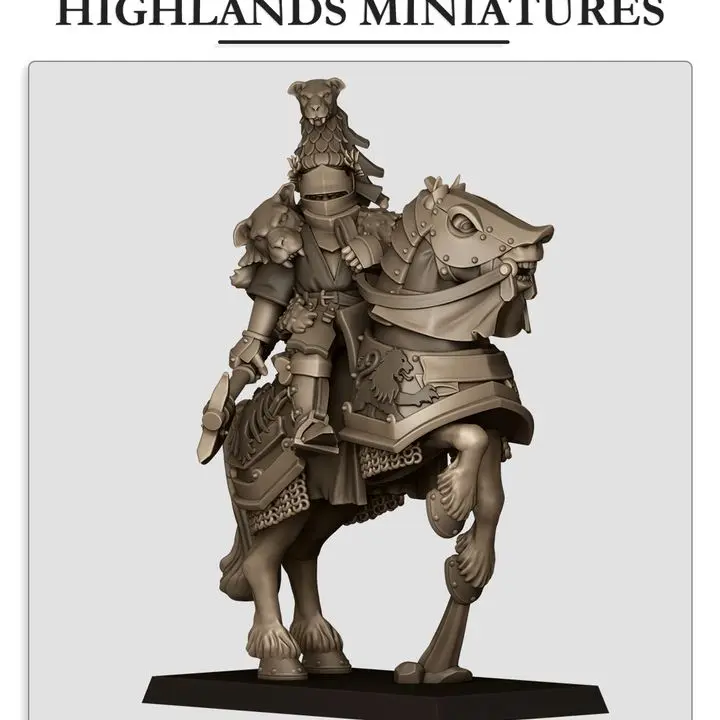 Highlands Miniatures - L'électeur Griffe Féroce (Socle carré, 28mm)