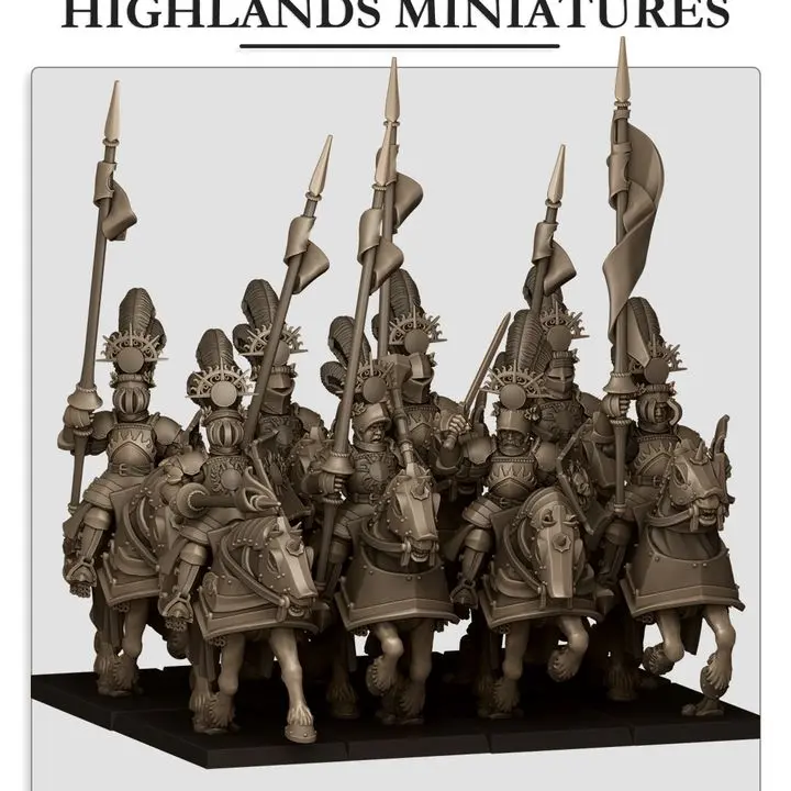 Highlands Miniatures - Chevaliers des Flammes Dorées