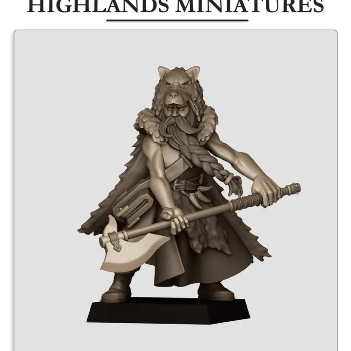 Highlands Miniatures - Druide de Mergenheim