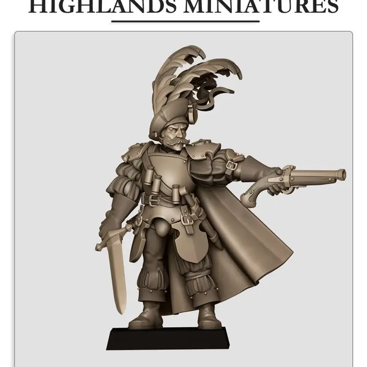 Highlands Miniatures - Capitaine II