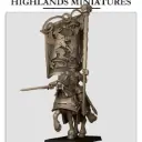 Highlands Miniatures - Porte-étendard de bataille monté