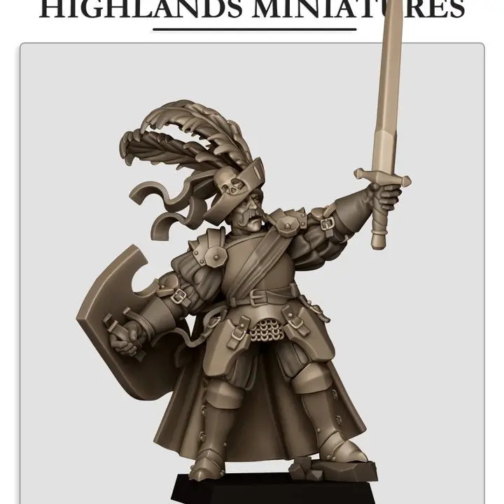 Highlands Miniatures - Général à pied