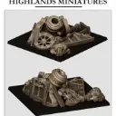 Highlands Miniatures - Barricades d'artilleries et mortier explosé