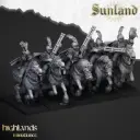 Highlands Miniatures - Cavaliers armés de mitrailleuses