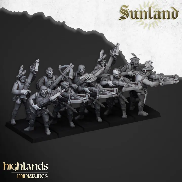Highlands Miniatures - Arbalétriers