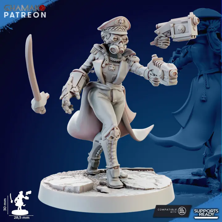 Ghamak - Iron Korps - Ghamak - Female Kommisar