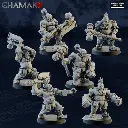 Ghamak - Space dwarves - Ironkin Furious Bersekers (X10)