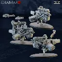 Ghamak - Space dwarves - Ironkin Gold Hunters (X3)