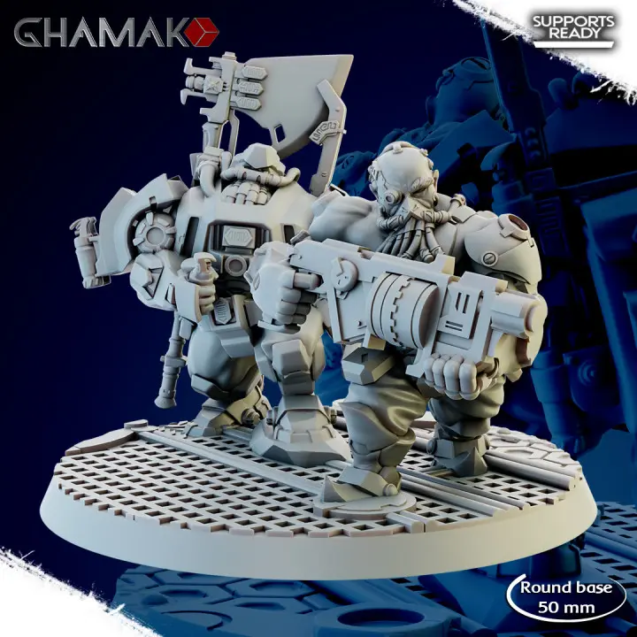 Ghamak - Space dwarves - Berserk Worm Rocket Team 