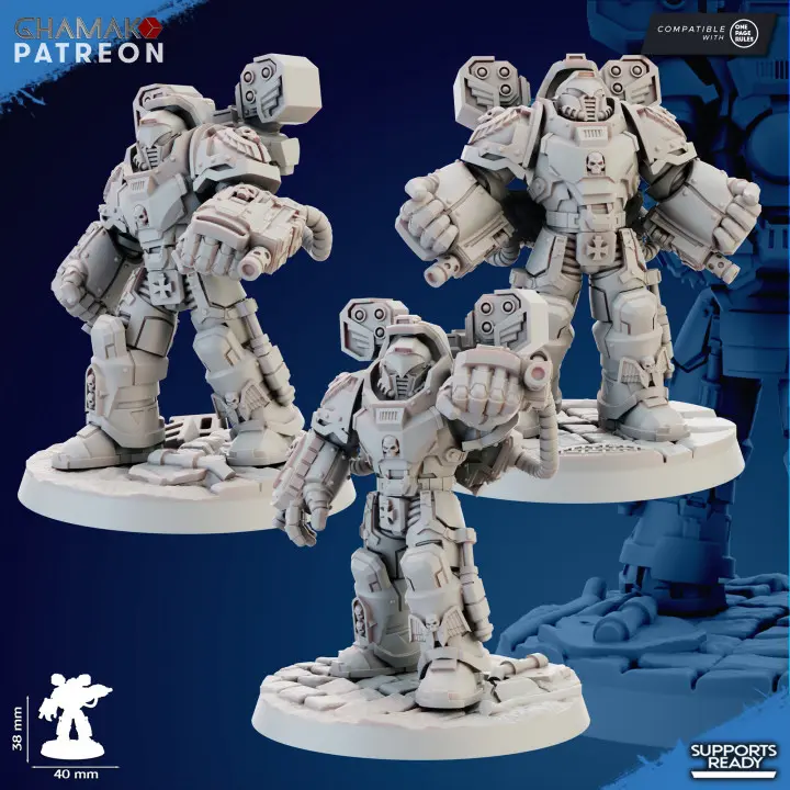 Ghamak - Devastator with hand flamer (X3)