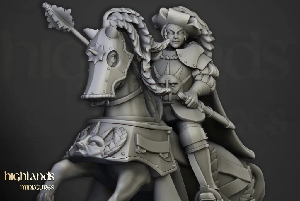 Highlands Miniatures - Baronne de Lunneburg