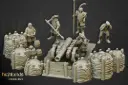 Highlands Miniatures -  Canon Impérial avec éléments de décors