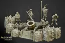 Highlands Miniatures - Mortier Impérial avec éléments de décors