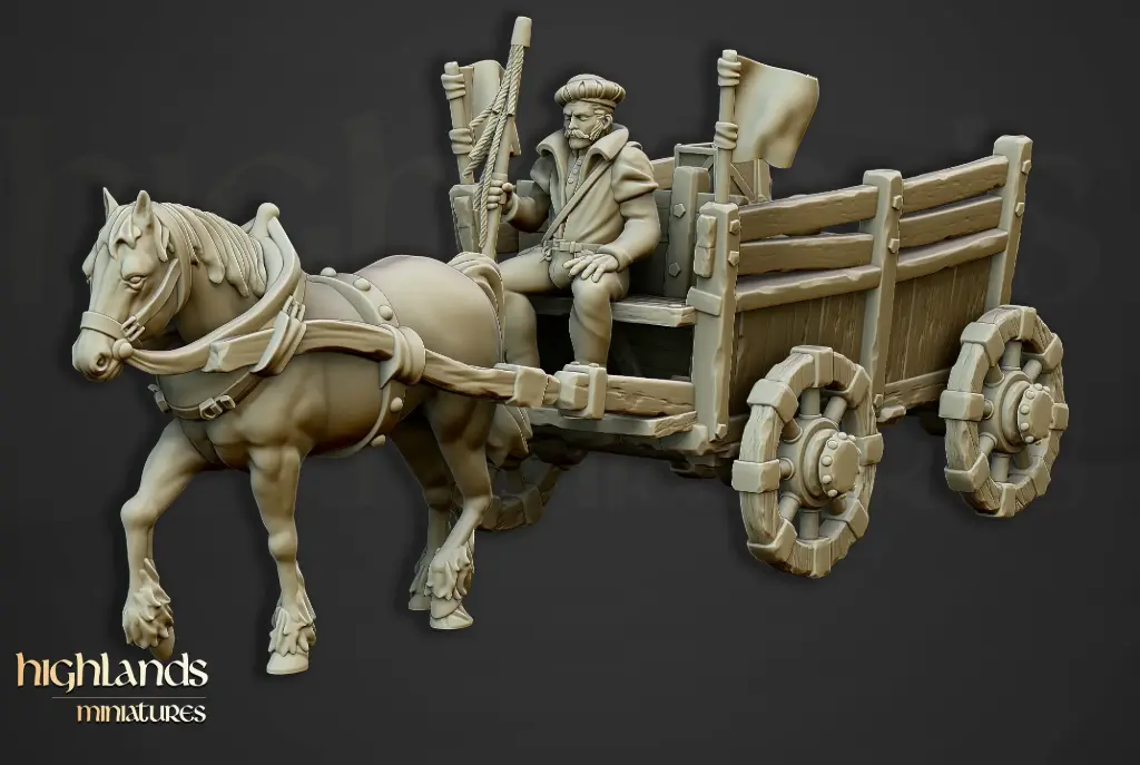 Highlands Miniatures - Le chariot d'or