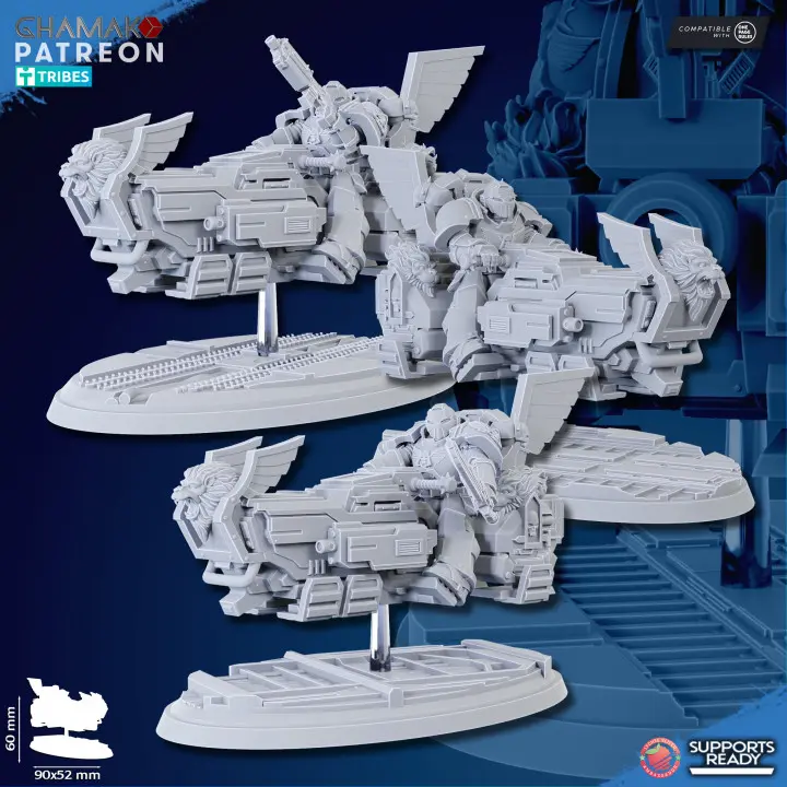 Ghamak - Winged Lions A-Grav Bikes x3