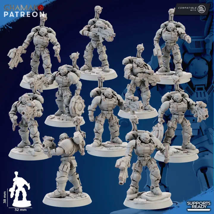 Ghamak - Imperator's Incursor with Servospy (x10)